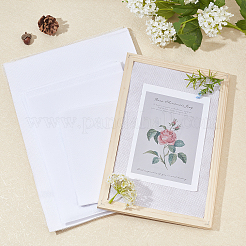 DIYペーパークラフト手作り素材パック。ネットと不織布付き  ホワイト  25x19.5cm  20個/セット&nbsp;DIY-WH0224-29B