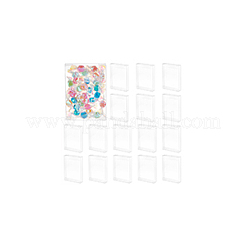 PVCギフトボックス  ブレスレットジュエリー包装箱  長方形  透明  11.7x8.2x2cm&nbsp;CON-WH0088-83