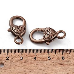 真鍮カニカン  ニッケルフリー  赤銅鉱  25~26x13mm&nbsp;K680-R-NF