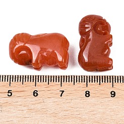 天然ミャンマー翡翠の染色彫刻ペンダント  象のチャーム  チョコレート  13.5~15x23~24.5x8.5~9mm  穴：1mm&nbsp;G-D364-08B