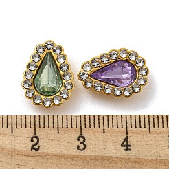 アクリルラインストーンカボション  abs樹脂  ティアドロップ  ティアドロップ  16x11.5x4.5mm&nbsp;FIND-C054-01G