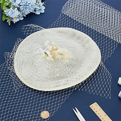 ポリエステルメッシュ生地  クラフト用品  ホワイト  2000x250x0.3mm&nbsp;AJEW-WH0816-121B