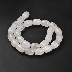 天然石クオーツクリスタルビーズ連売り  水晶  コラム  16x13mm  穴：1.2mm  約35個/連  16.14''（41センチメートル）&nbsp;G-H319-A04-03