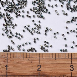 MIYUKIデリカビーズ  シリンダー  日本製シードビーズ  11/0  （db0324)マットメタリックパティナアイリス  1.3x1.6mm  穴：0.8mm  約20000個/袋  100 G /袋&nbsp;SEED-J020-DB0324