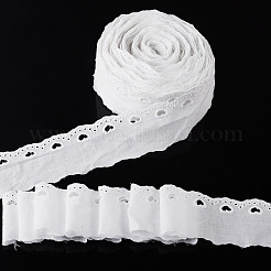 コットンレーストリム  洋服アクセサリー用  ホワイト  2-1/8インチ（55mm）&nbsp;OCOR-TAC0015-30A