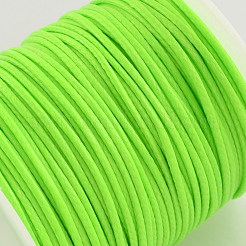 韓国産ワックスポリエステルコード  芝生の緑  1mm  約10.93ヤード（10m）/ロール  25のロール/袋&nbsp;YC-R004-1.0mm-10