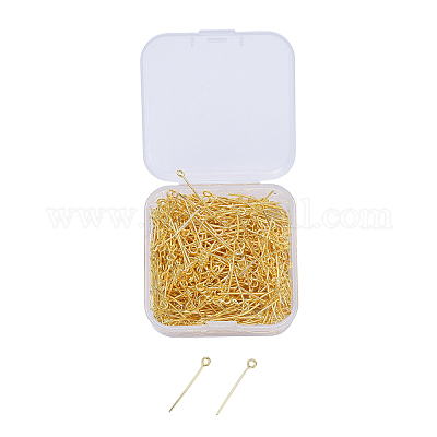 アイアン製9ピン  ゴールドカラー  24x0.7mm  穴：2mm  450のPCについて&nbsp;IFIN-YW0001-10G-1