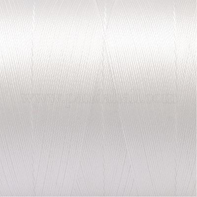 丈夫なナイロン製ミシン糸（革製屋外用家具の縫製用）  ホワイト  0.4mm  約400m /ロール&nbsp;NWIR-N006-01D2-0.4mm-1