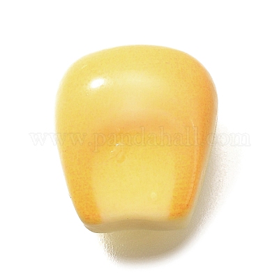 樹脂カボション  模造野菜  トウモロコシ  12x10.5x6.5mm&nbsp;RESI-D275-01A-1