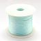 Nylon Braided Cord, Light Sky Blue, 1.0mm, about 49.21 yards(45m)/roll