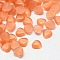 Cat Eye Cabochons, Heart, Light Salmon, 6x6x3mm