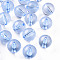 Transparent Acrylic Beads, Round, Cornflower Blue, 20x19mm, Hole: 3mm, about 111pcs/500g