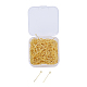 アイアン製9ピン  ゴールドカラー  24x0.7mm  穴：2mm  450のPCについて&nbsp;IFIN-YW0001-10G-2