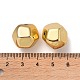 CCBプラスチックビーズ  ポリゴン  ゴールドカラー  17x16x16mm  穴：3mm&nbsp;CCB-B003-20G-3