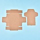 クラフト紙ギフトボックス  折りたたみボックス  長方形  バリーウッド  完成品：18x12.5x6.1cm 内側のサイズ：16x10x6cm 展開サイズ：40.7x46.4x0.03cmと32.5x27x0.03cm&nbsp;CON-K006-07F-01-2