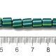 ポリマークレイビーズ連売り  コラム  ティール  6~6.5x6~6.5mm  穴：1.2mm  約61~64個/連  15.55~15.94''（39.5~40.5センチメートル）&nbsp;CLAY-H006-01M-4