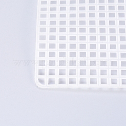 DIYハンドバッグアクセサリー  プラスチックネットカバー  ホワイト  360x395x1.5mm&nbsp;KY-WH0022-16