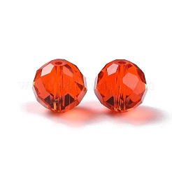 ガラス k9 ガラス  模造オーストリアクリスタルビーズ  多面カット  ラウンド  ミックスカラー  8mm  穴：1.5mm&nbsp;GLAA-H024-15C