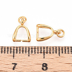 925スターリングシルバーアイスピック・ピン・ベイル  18KGP本金メッキ  8.5x6x2.1mm  穴：1mm&nbsp;STER-T008-149G