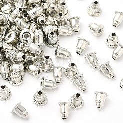 鉄弾丸ピアスキャッチ  ピアスバックキャッチ  プラチナ  6x5mm  穴：1mm&nbsp;IFIN-YW0001-71P