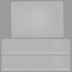 Ahademaker 25 個 2 スタイル pvc プラスチック ポータブル拡大レンズ  拡大鏡 3x レンズ  読むために  発火具  長方形  透明  85~180x54.5~120x0.5~0.8mm&nbsp;TOOL-GA0001-65