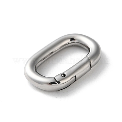316ステンレス鋼スプリングゲートリング  オーバル  ステンレス鋼色  20x13x3mm&nbsp;STAS-D303-02P