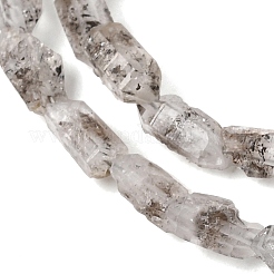 天然ハーキマーダイヤモンドビーズ連売り  ナゲット  6~11x4~5x2~5mm  穴：0.9mm  約58~62個/連  15.67''（39.8センチメートル）&nbsp;GG-CBA8084-05