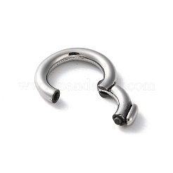 316ステンレス鋼スプリングゲートリング  ステンレス鋼色  17x16x2.5mm&nbsp;STAS-D303-03P