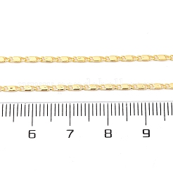 女性用真鍮リンクチェーンネックレス  304ステンレススチール製カニカン付き  ラックめっき  鉛フリー＆カドミウムフリー  長持ちメッキ  18KGP本金メッキ  17.72インチ（45cm）&nbsp;NJEW-D302-12G