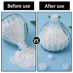 120セット6種類のプラスチック製防塵ボトルストッパー  ワインボトル用  ホワイト  13~19.5x10~11mm  20セット/スタイル&nbsp;AJEW-GF0008-16