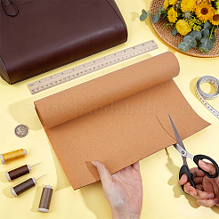 バッグや財布用の混合レザー手工芸ライナーロール  長方形  淡い茶色  1500x300x0.8mm&nbsp;AJEW-WH0817-023A-03