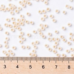 TOHOラウンドシードビーズ  日本製シードビーズ  （[12]kゴールドの裏地付きオパール  751)  24mm  穴：8/0mm  約3個/1g&nbsp;SEED-XTR08-0751