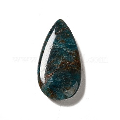 天然アパタイトのペンダント  ティアドロップチャーム  39~39.5x19~19.5x6.5~7mm  穴：1.2mm&nbsp;G-F731-04B