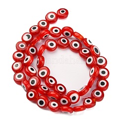 レッド  8x4mm  穴：1mm  約47~48個/連&nbsp;DF021Y-1