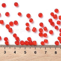 375g15色ガラスシードビーズ  透明色  ラウンド  ミックスカラー  6/0  4~5x2.5~4.5mm  穴：1.2~1.5mm  25 G /カラー&nbsp;SEED-JP0004-01-4mm