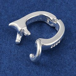 925スターリングシルバーペンダントベイル  銀  13x7.5x2mm  穴：3mm&nbsp;STER-NH0001-067B-S