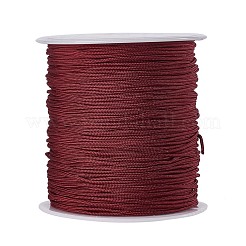 ナイロン糸  1本入  nwir-R006-シリーズよりも強いです  暗赤色  1mm  約153.1ヤード（140m）/ロール&nbsp;NWIR-JP0011-1mm-122