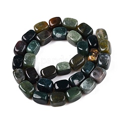 天然石インディアン瑪瑙ビーズ連売り  直方体の  7.5~13x6.5~12.5x6~11.5mm  穴：1.2mm  約33個/連  13.98~15.6''（35.5~39センチメートル）&nbsp;G-T138-108