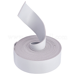 PUレザーコード  フラット  グレー  3x0.18cm  3 m /ロール&nbsp;DIY-GF0003-52F