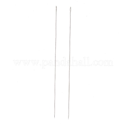 炭素鋼ミシン針  ダーニング針  プラチナ  80x0.45mm  穴：0.3mm&nbsp;E251