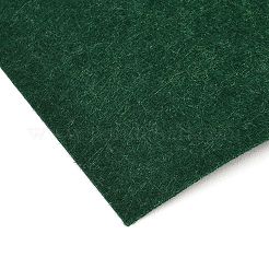 ポリエステルフェルト生地  長方形  濃い緑  3000x410x0.9mm&nbsp;DIY-XCP0004-04
