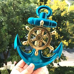 DIYアンカーウォールデコレーションシリコンモールド  レジン型  UVレジン用  エポキシ樹脂工芸品作り  ホワイト  235x170x17mm  内径：225x160mm&nbsp;DIY-A034-25C