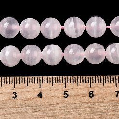 天然ピンク方解石ビーズ連売り  ラウンド  ピンク  8~8.5mm  穴：0.8mm  約48個/連  15.51''（39.4センチメートル）&nbsp;G-Z103-A01-8mm
