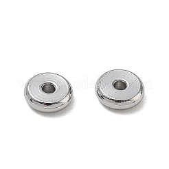 304ステンレス製スペーサービーズ  ロンデル  ステンレス鋼色  5x1.5mm  穴：1mm  約180個/袋&nbsp;SA-CBAF1D5-26P-A
