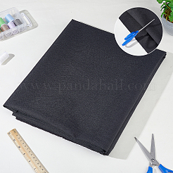合成皮革オックスフォード布生地  服装アクセサリー  ブラック  1560x0.5mm&nbsp;AJEW-WH0481-413A
