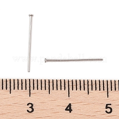 304ステンレス鋼フラットヘッドピン  ステンレス鋼色  15x0.5mm  ヘッド：1mm&nbsp;STAS-Z089-03P-01