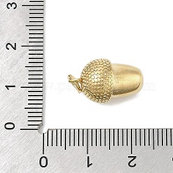 304ステンレスペンダント  18KGP本金メッキ  丸カン付き  キノコ  17.5x10x10mm  穴：3.5mm&nbsp;LS-STAS-U044-01J-G