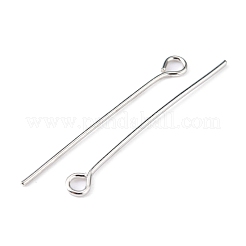 ミックスアイアイピン  ニッケルフリー  プラチナカラー  サイズ：約1.6センチ〜5.0センチ  厚さ0.7mm&nbsp;M-EP001Y-NF