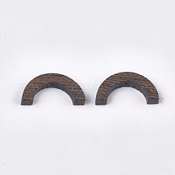 天然ウェンジウッドビーズ  染色されていない  アーチ  ココナッツブラウン  14.5x29.5x5mm  穴：1.4mm&nbsp;WOOD-S053-11
