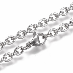 変色しにくい304ステンレススチールアズキチェーンアンクレット  カニカン付き  ステンレス鋼色  9-7/8インチ（25cm）&nbsp;AJEW-H100-01P